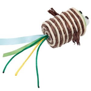 Bud'z cat toy. Rope roller with eyes 2.5"