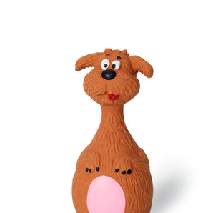 Bud'z latex dog toy. SQUEAKER DOG 5.5"