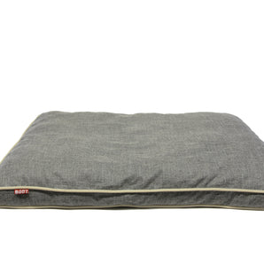 Bud'z Deluxe cushion style flat bed. Gray. Choice of sizes.