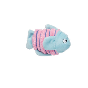 Bud'z cat toy. Pink and blue fish 4.5"
