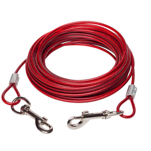 Cable for dogs with 30' attachment (up to 25 lbs)