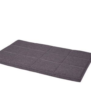 Bud'z Gray Comfort Flat Dog Bed. Ideal for cages. Choice of sizes.