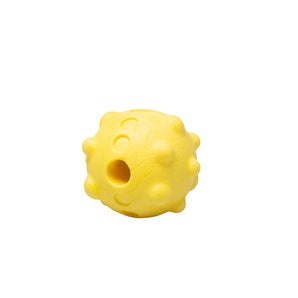 Toy for dogs. Bud'z 2.5'' yellow rubber and foam ball.