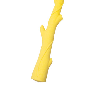 Toy for dogs. Bud'z 11'' yellow rubber and foam limb.