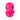 Mini 3.5" pink octopus dog toy with squeaker.