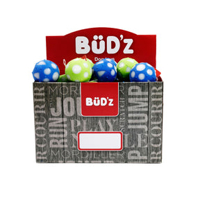 Jouets pour chiens BÜD'Z. Balles en caoutchouc pleine et petite. Choix de couleurs.