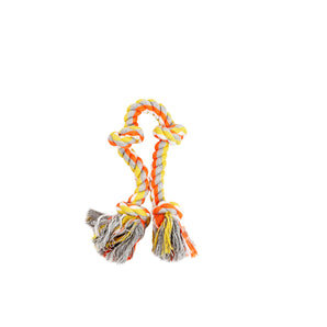 Toy for dogs. 15.5'' rope with 4 Bud'z knots. Choice of colors.
