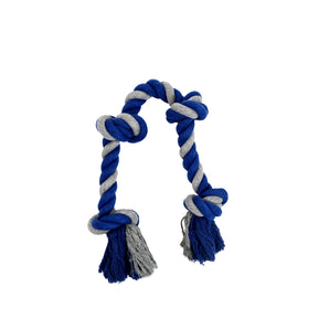 Toy for dogs. 27.5'' rope with 4 Bud'z knots. Choice of colors.