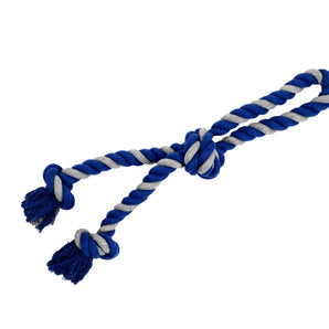 Dog toy. 23.5'' double rope with 3 knots from Bud'z. Choice of colors.