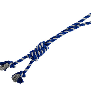 Toy for dogs. 27.5'' double rope with buckle and slip knot from Bud'z. Choice of colors.