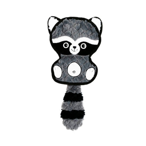 17'' cute dog toy in the shape of a raccoon from Bud'z.