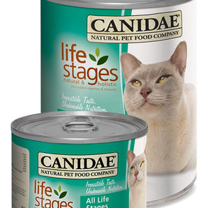 Gourmet canned meal for Canidae cats.