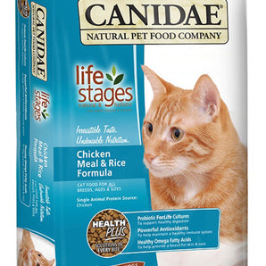 Natural food for Canidae cats. Chicken &amp; rice formula. 6.8kg