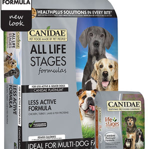 Food for less active dogs Canidae 13.6 kg