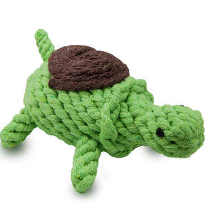 Dog toy in natural cotton ''Cotonpals" Speedy the turtle from Define Planet.