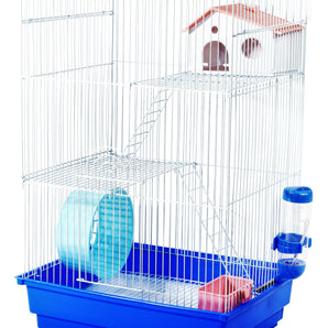 Cage DaYang Lupin pour hamsters, 2 étages, 35x28x53 cm.
