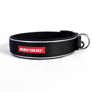 EZYDOG dog collar in NEOPRENE. Choice of sizes and colors.