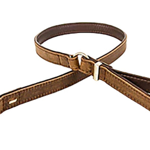 EZYDOG OXFORD LEATHER dog leash. 42in. Choice of colors.