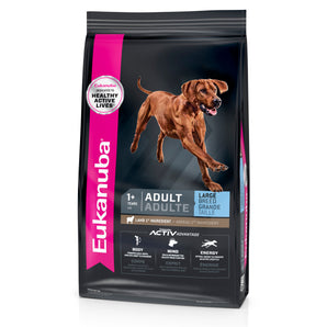 Eukanuba dry food for large adult dogs. Lamb meal. 13.6kg