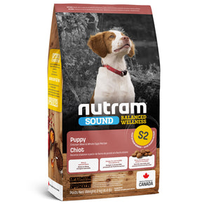 Nutram S2 Sound Balanced Wellness Puppy Food. Whole chicken and egg. Format choice.