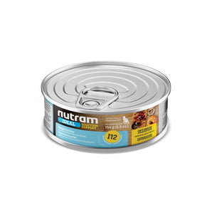 Nutram I12 Ideal Solution Support cat food. Chicken and barley. 156g.