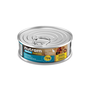 Nutram Total grain free T24 cat and kitten food. Trout and salmon 156g.