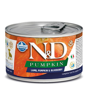 Farmina N&amp;D pumpkin canned gourmet food for puppies. Choice of flavors.