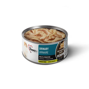 Canned food for adult cats 1st Choice. Urinary health formula. Pulled chicken recipe. 85g