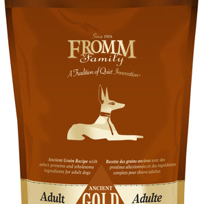 Nourriture sèche pour chiens adultes Ancient Gold de FROMM. Choix de formats.