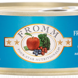 FROMM canned cat food. Seafood and shrimp pâté. 155g