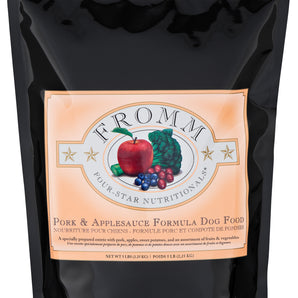FROMM dry dog ​​food. Pork and applesauce formula. Choice of formats.