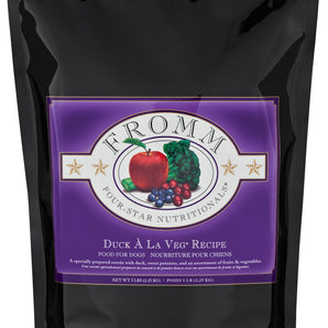 FROMM dry dog ​​food. Duck À La Veg® recipe. Choice of formats.