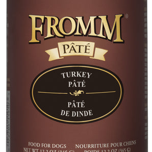FROMM canned dog food. Turkey pie. 345g