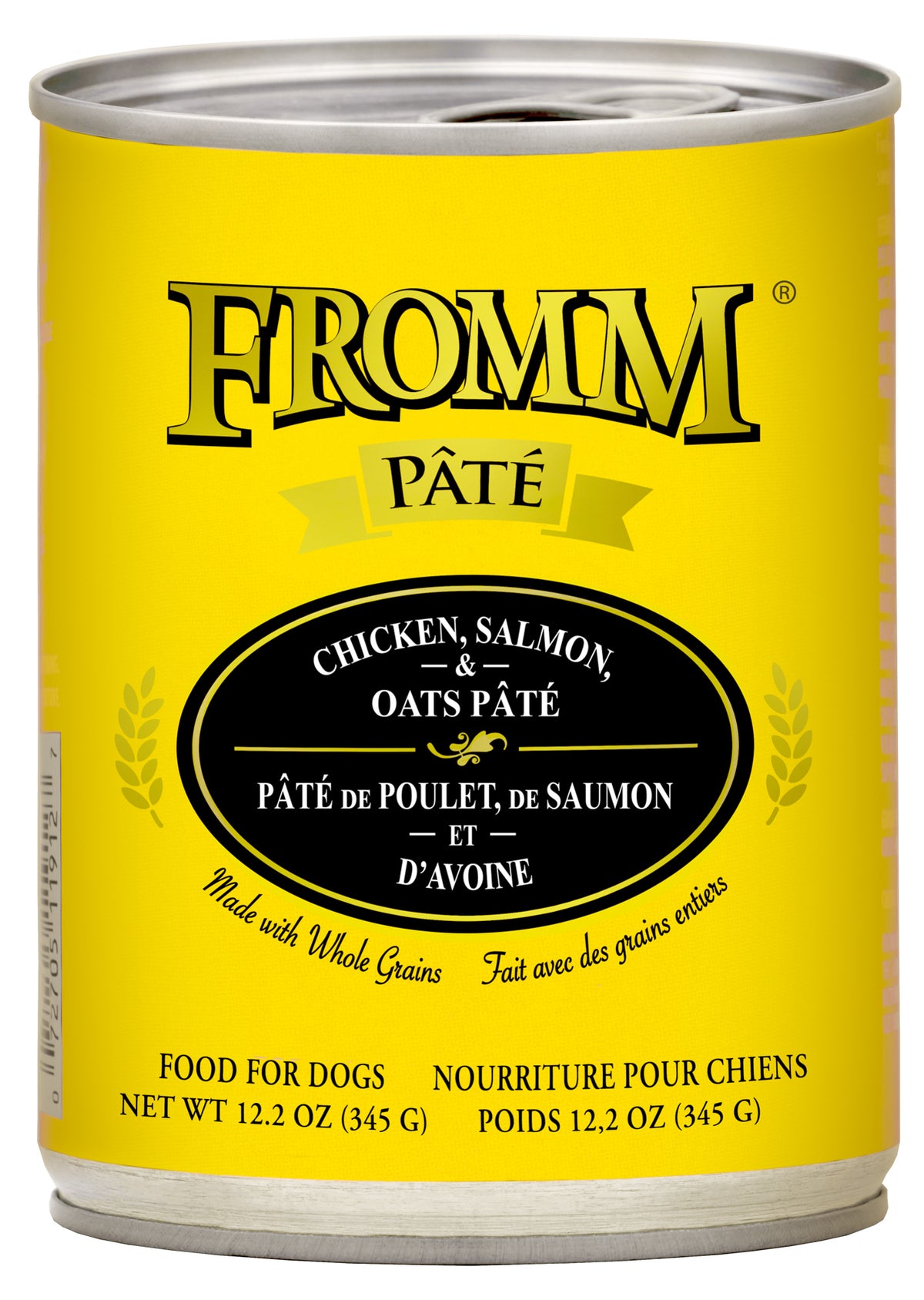 FROMM canned dog food. Chicken, salmon and oat pâté. 345g — toutoucan