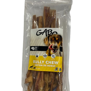 GABO dog treats. Chewy Beef Sticks 6". 227g
