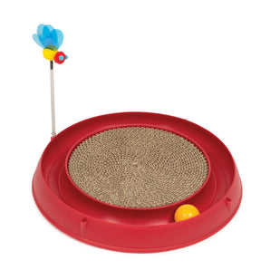 Circuit 3 in 1 with Catit Play ball and scratching board, Choice of colors and models. 36cm