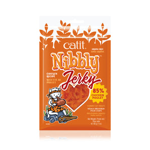 Charquis tendres Catit Nibbly Jerky, Poulet, 30 g