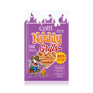 Grillades Catit Nibbly Grills, Poulet et arôme de pétoncles, 30 g