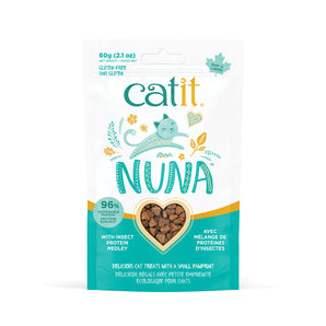 Régals Catit Nuna avec mélange de protéines d'insectes. 60 g