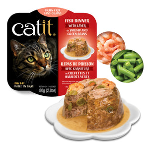 Catit Fish Meal with Shrimp and Green Beans. 80g
