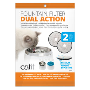 Premium Catit Fresh &amp; Clear Carbon/Foam Filters. Pack of 2
