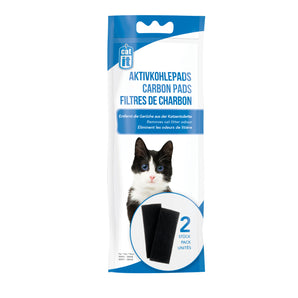 Replacement carbon cartridges for Catit covered litter boxes. Pack of 2