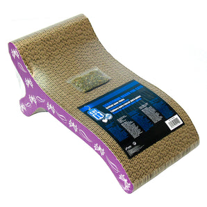 Catit Style scratching post with catnip. Armchair. Butterfly pattern.