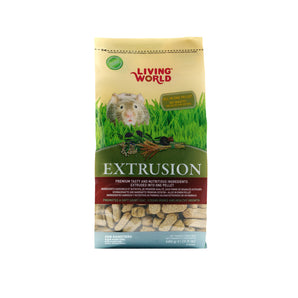 Living World Extrusion food for hamsters. Choice of formats.