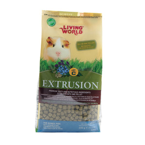 Living World Extrusion Guinea Pig Food. Choice of formats.
