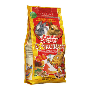 Living World Extrusion food for rabbits. Choice of formats.