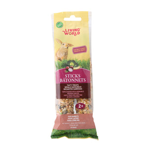 Living World Sticks for Rabbits, 2 pack. 112g. Vegetable flavor.