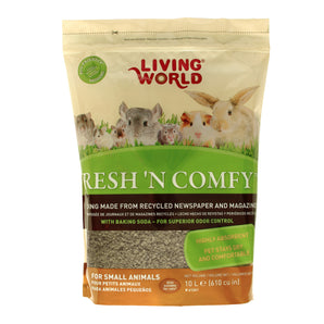 Living World Fresh 'N Comfy Small Animal Litter. Choice of colors and sizes. A transport surcharge is included in the price.