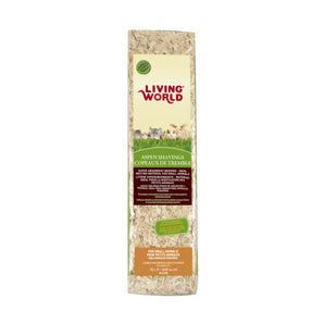 Living World Aspen Chips. For small animals. Choice of formats.