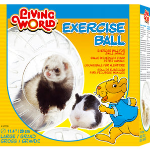 Living World exercise ball, large (diam: 29 cm). For guinea pigs and ferrets.